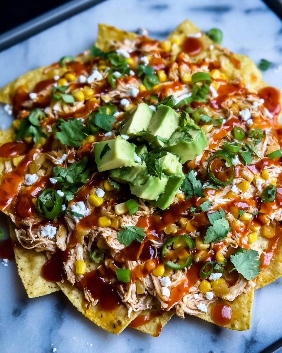 Slow Cooker Asian Pulled Chicken Nachos Recipe - Recipe Image