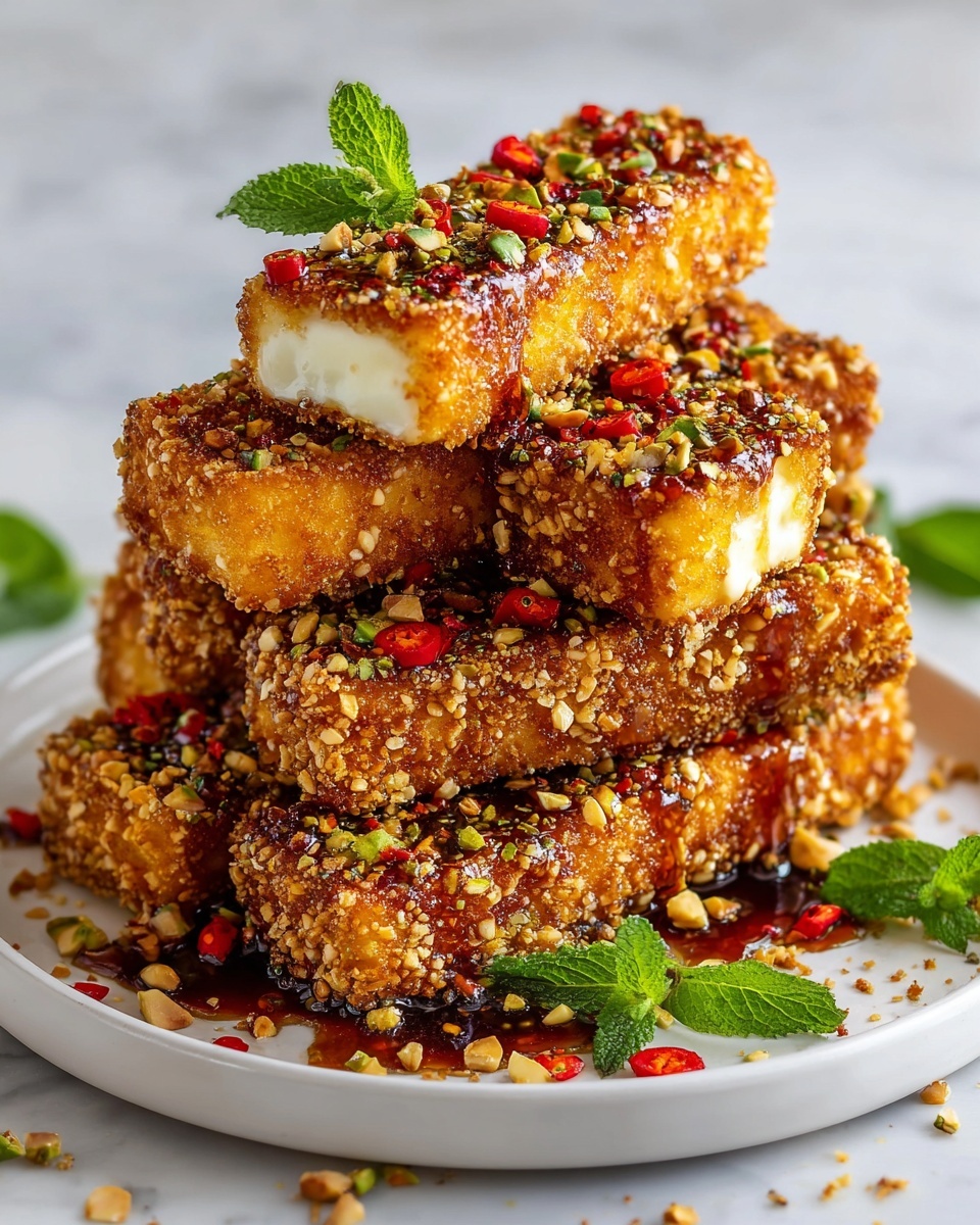 Swicy Pistachio Halloumi with Lime Glaze – Crispy & Bold Flavor Recipe - Recipe Image