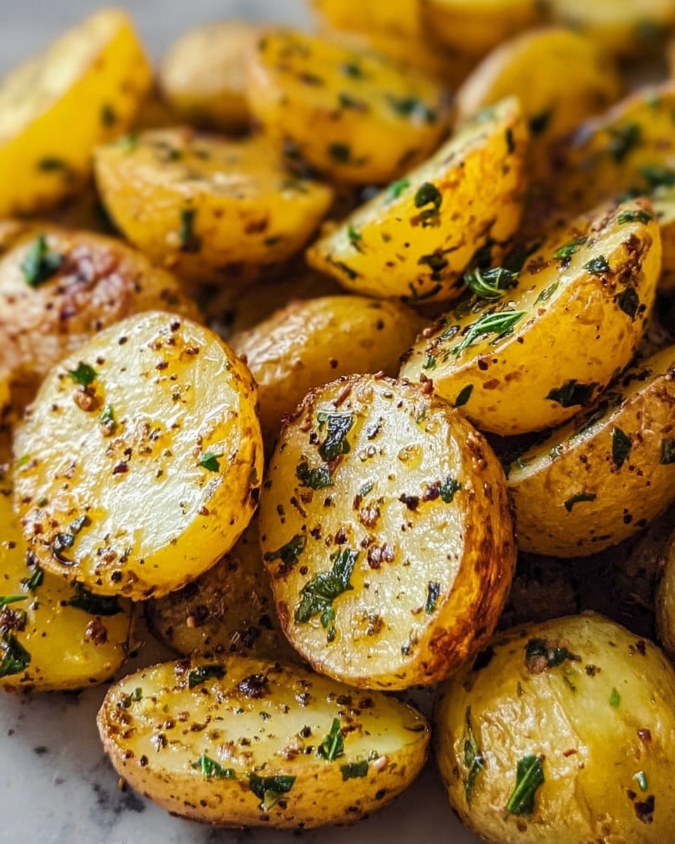 Garlic Herb Roasted Potatoes Recipe - Recipe Image