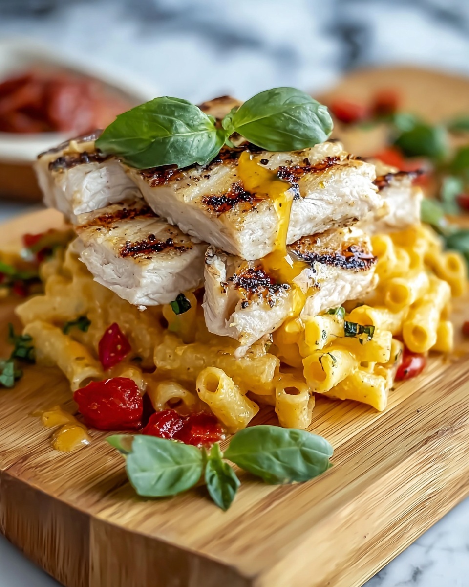 Honey Pepper Chicken Panini Pasta Recipe - Recipe Image