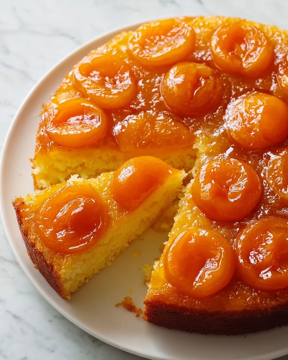 Apricot Upside-Down Cake Recipe - Recipe Image