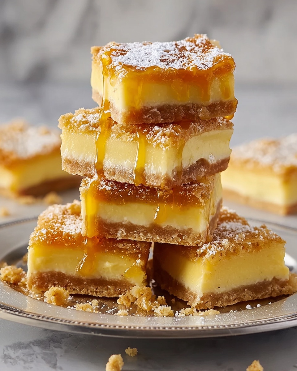 Salted Caramel Gooey Butter Bars Recipe - Recipe Image