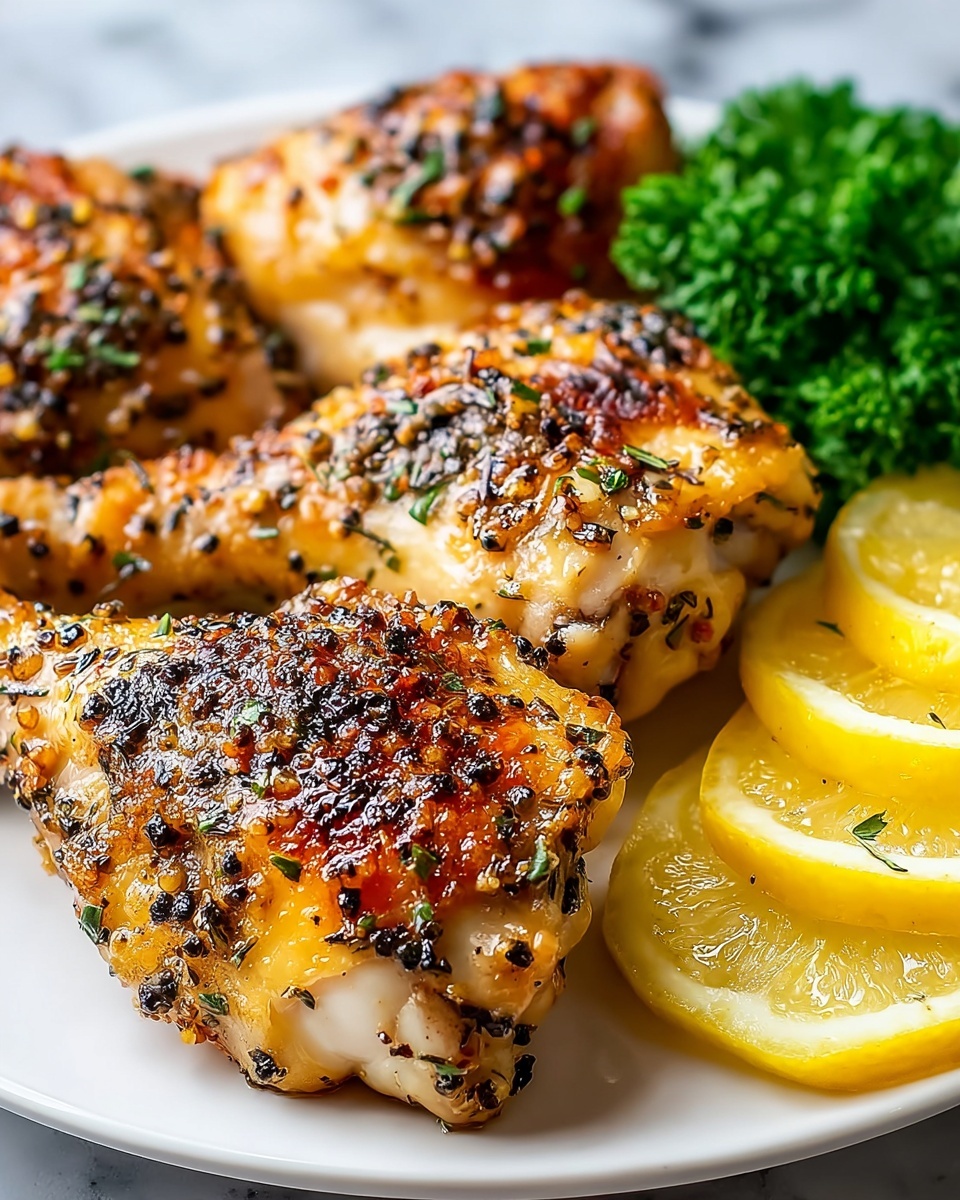 Air Fryer Lemon Pepper Chicken Recipe - Recipe Image