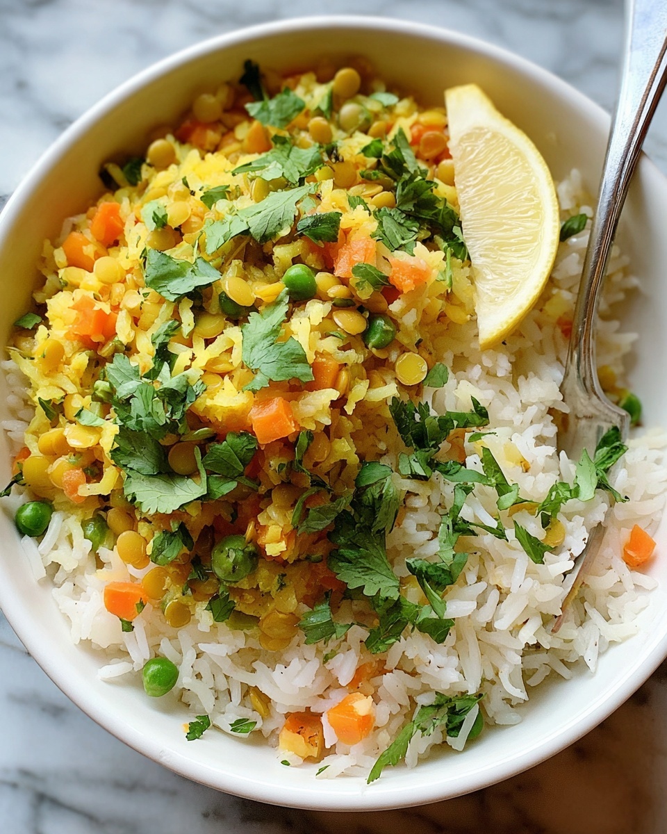 Red Lentil and Basmati Rice Curry Casserole Recipe - Recipe Image