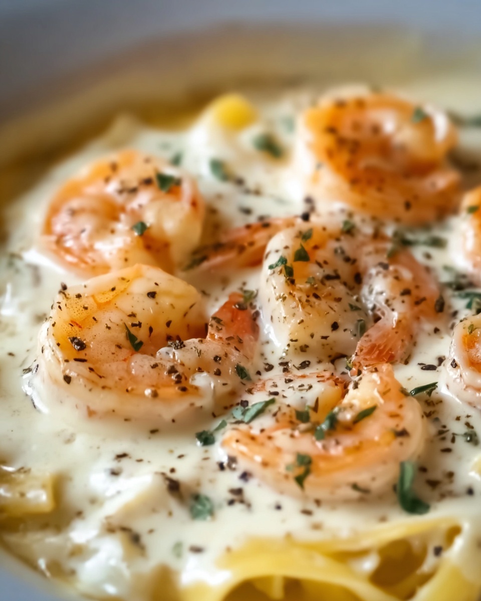 Shrimp Fettuccine Alfredo Recipe - Recipe Image