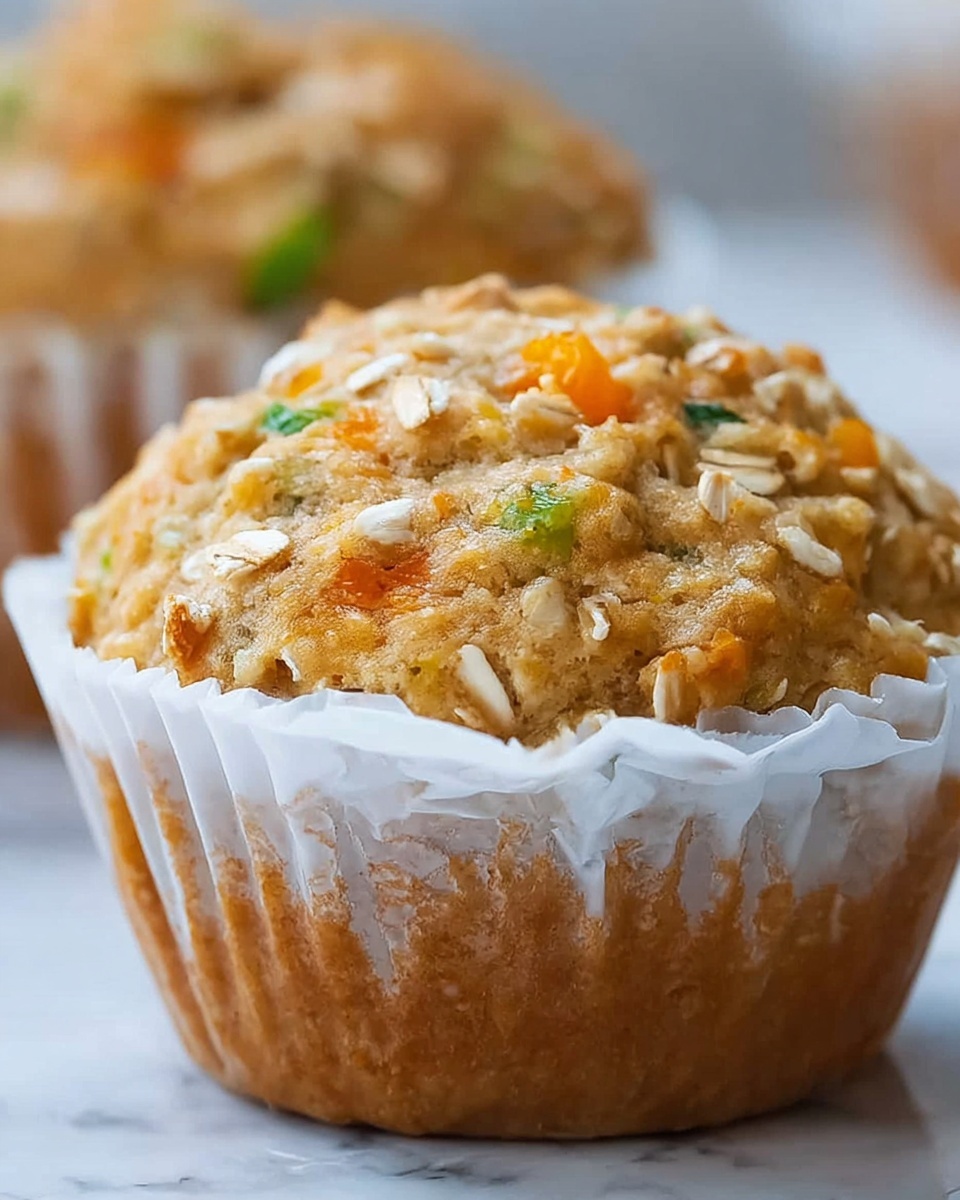 Zucchini Carrot Oatmeal Muffins Recipe - Recipe Image