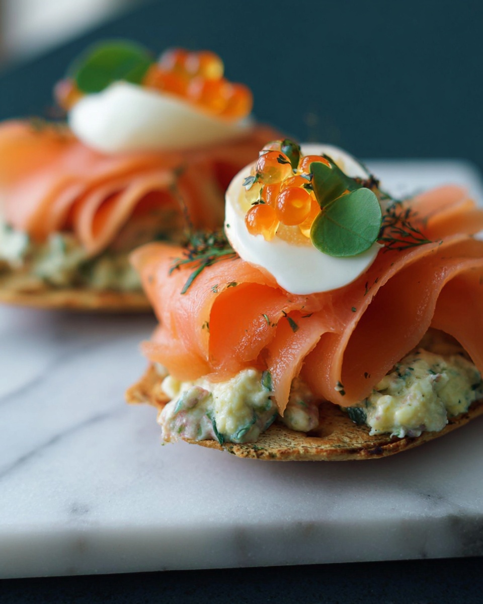 Smoked Salmon and Avocado Eggs Royale Recipe - Recipe Image