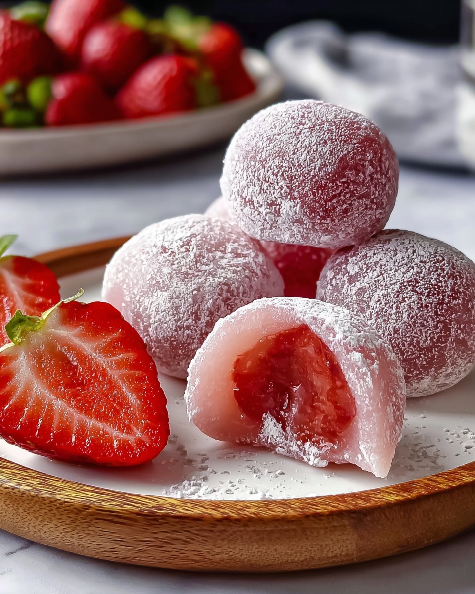 Strawberry Mochi Recipe - Recipe Image