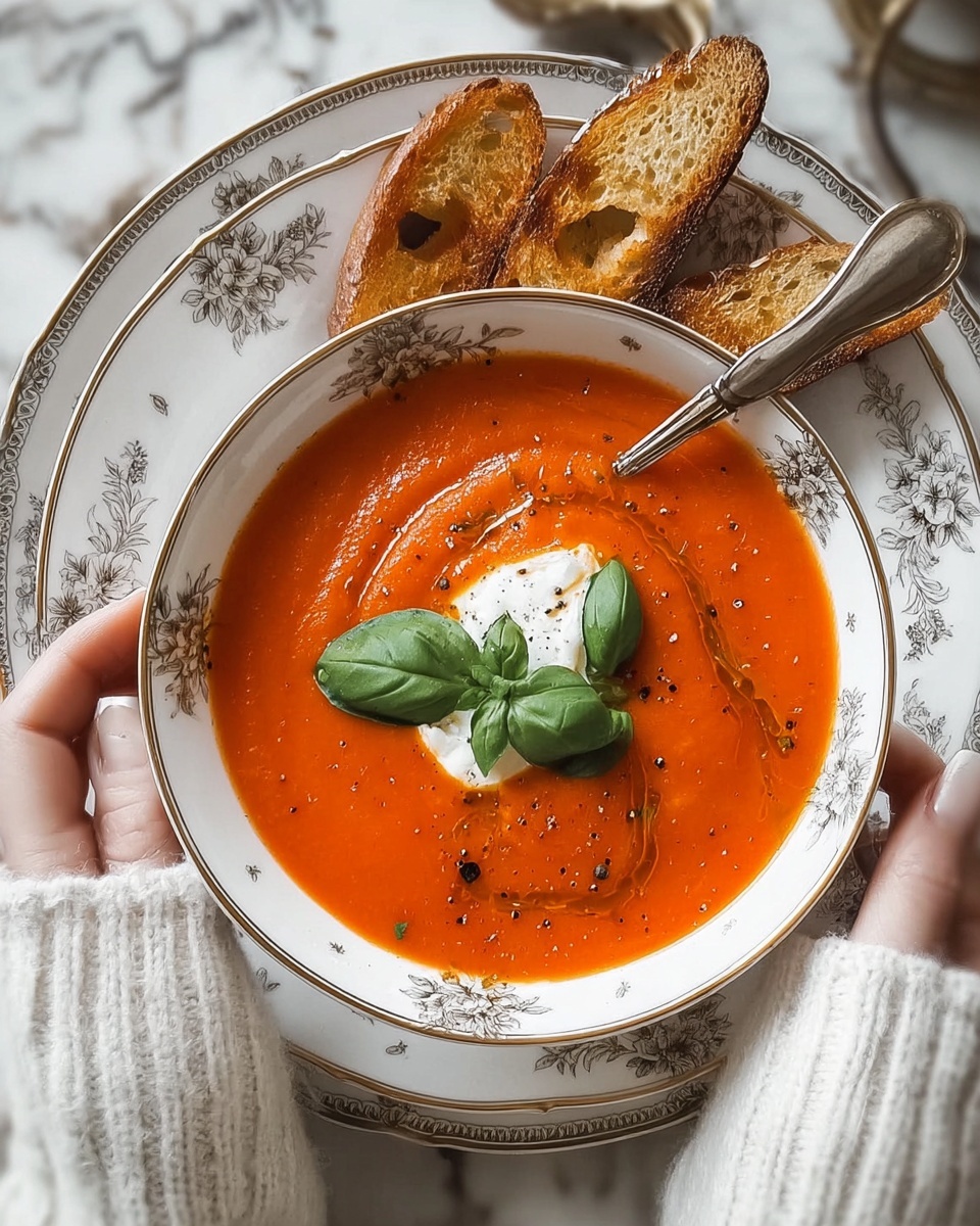 The Best Homemade Tomato Soup Recipe - Recipe Image