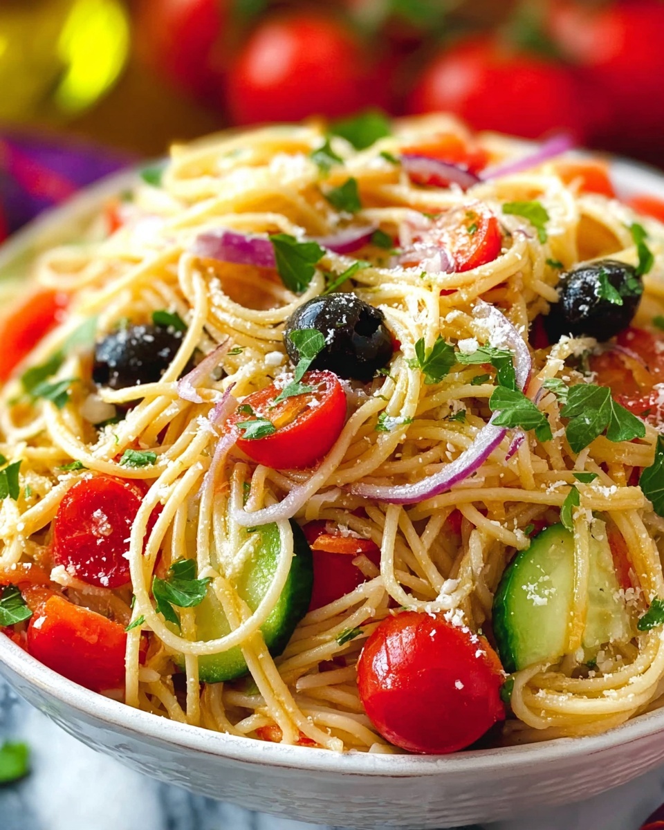 Italian Spaghetti Salad Sensation Recipe - Recipe Image