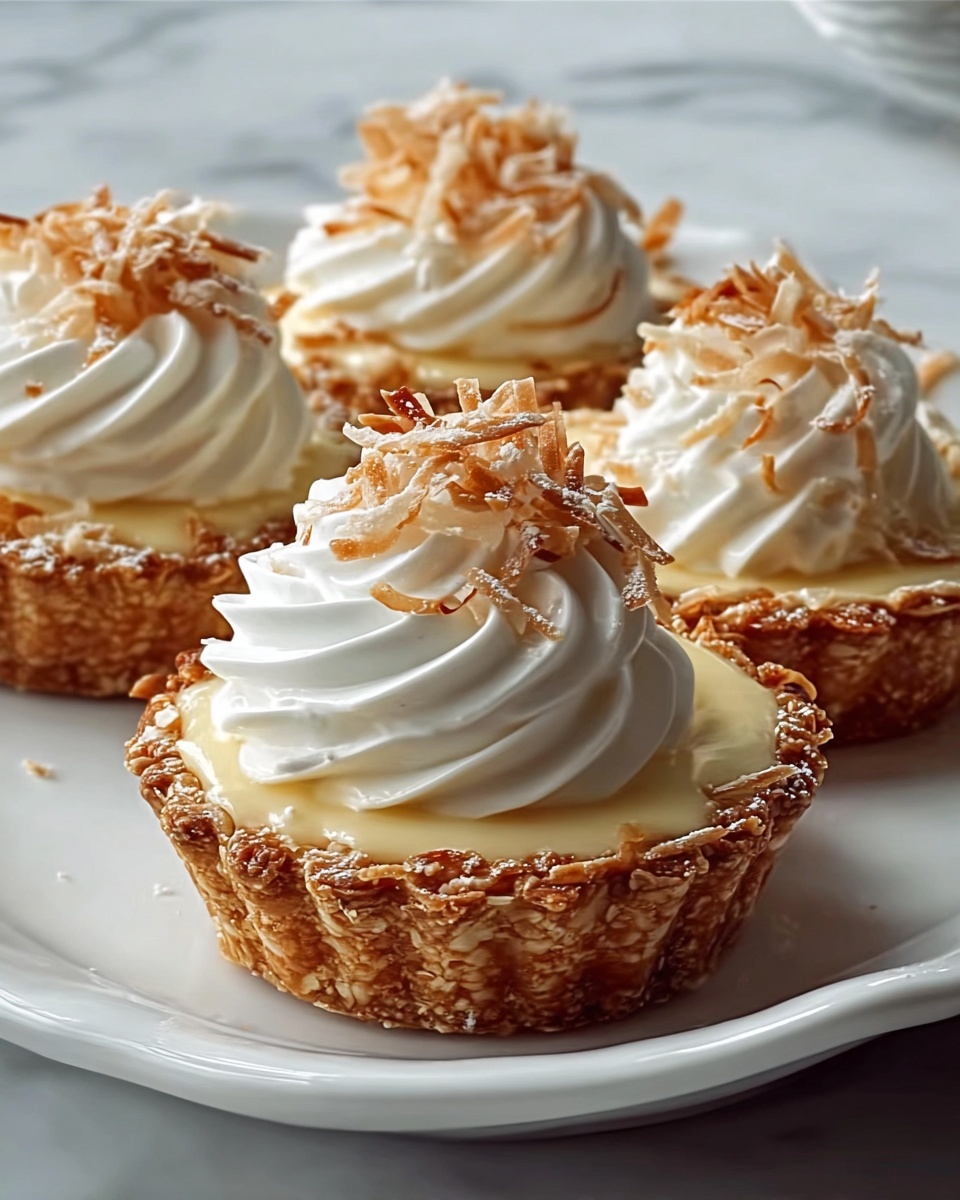 Mini Coconut Cream Pies Recipe - Recipe Image