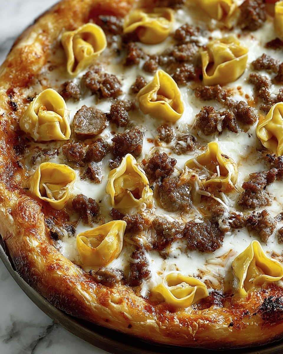 Meat Lovers Pizza Tortellini Recipe - Recipe Image