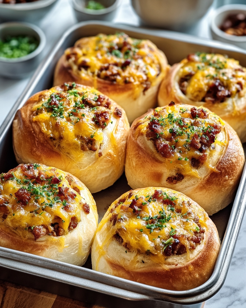 Egg and Sausage Breakfast Rolls Recipe - Recipe Image