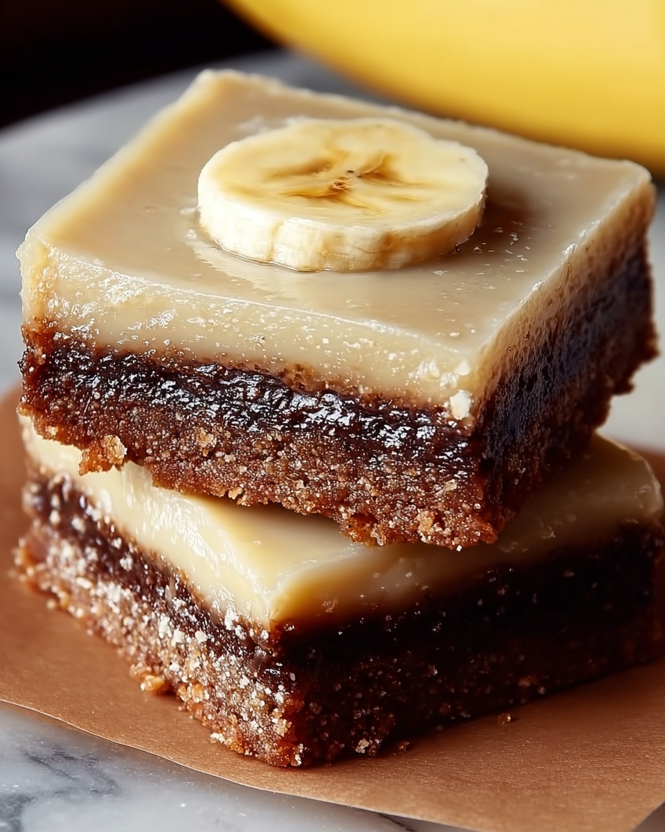 Banana Bread Brownies Recipe - Recipe Image
