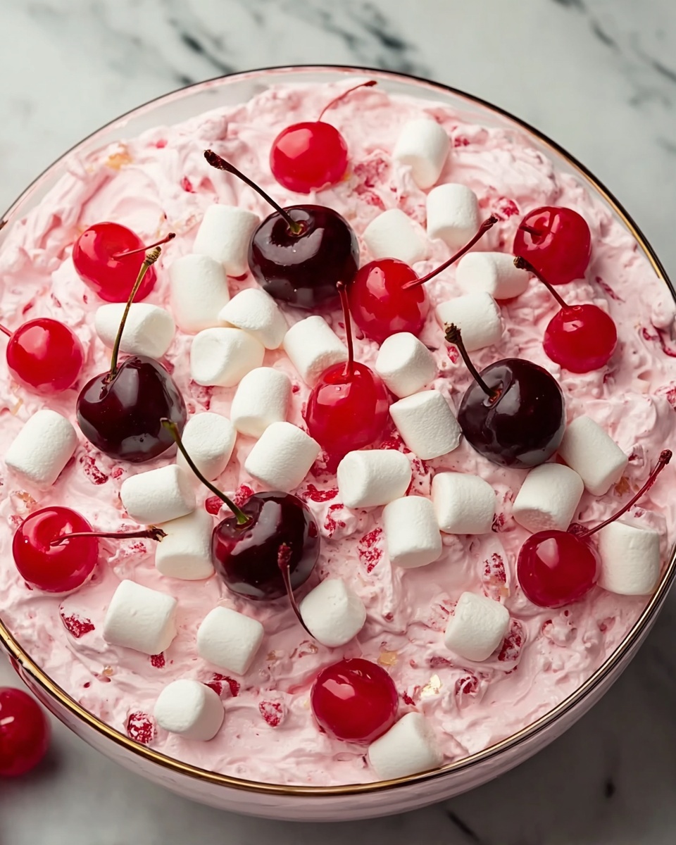 Cherry Fluff Dessert Recipe - Recipe Image