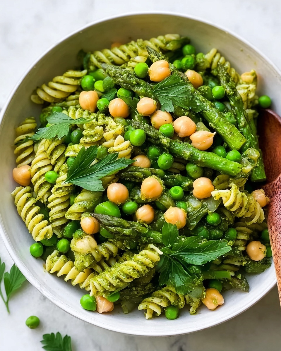 Green Goddess Pesto Pasta Salad Recipe - Recipe Image