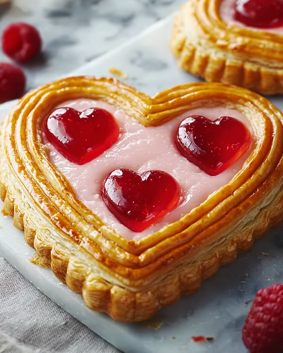 Strawberry Ruby Orange Heart-Shaped Hand Pies Recipe - Recipe Image