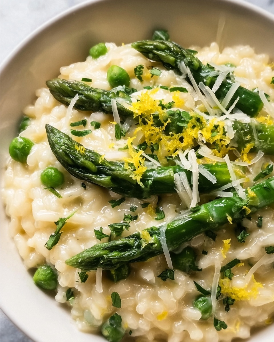 Lemon Asparagus Risotto Recipe - Recipe Image