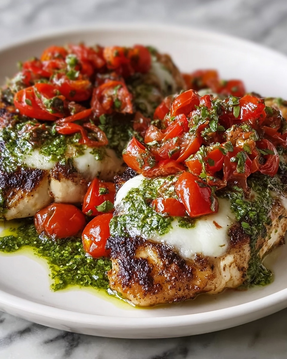 Grilled Chicken Margherita Recipe - Recipe Image