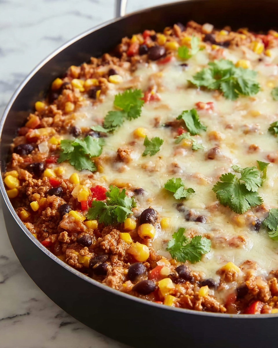 Mexican Beef and Rice Skillet Recipe - Recipe Image