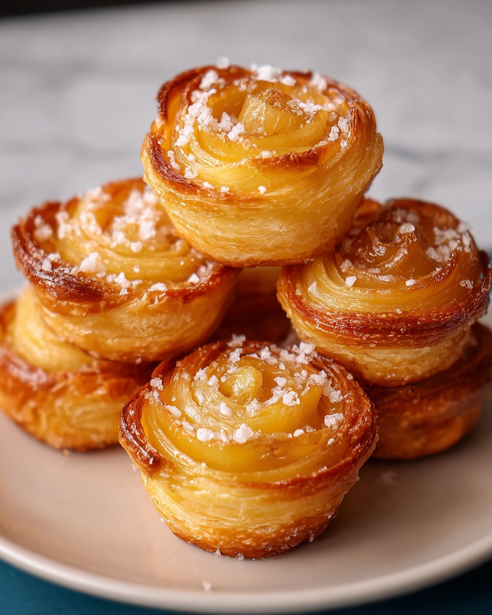 Peach Pie Cruffins Recipe - Recipe Image