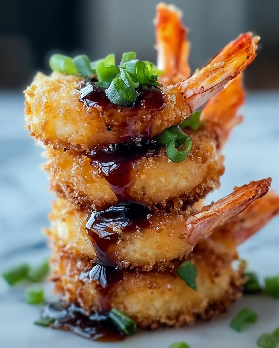 Shrimp Tempura Sushi Stack Recipe - Recipe Image