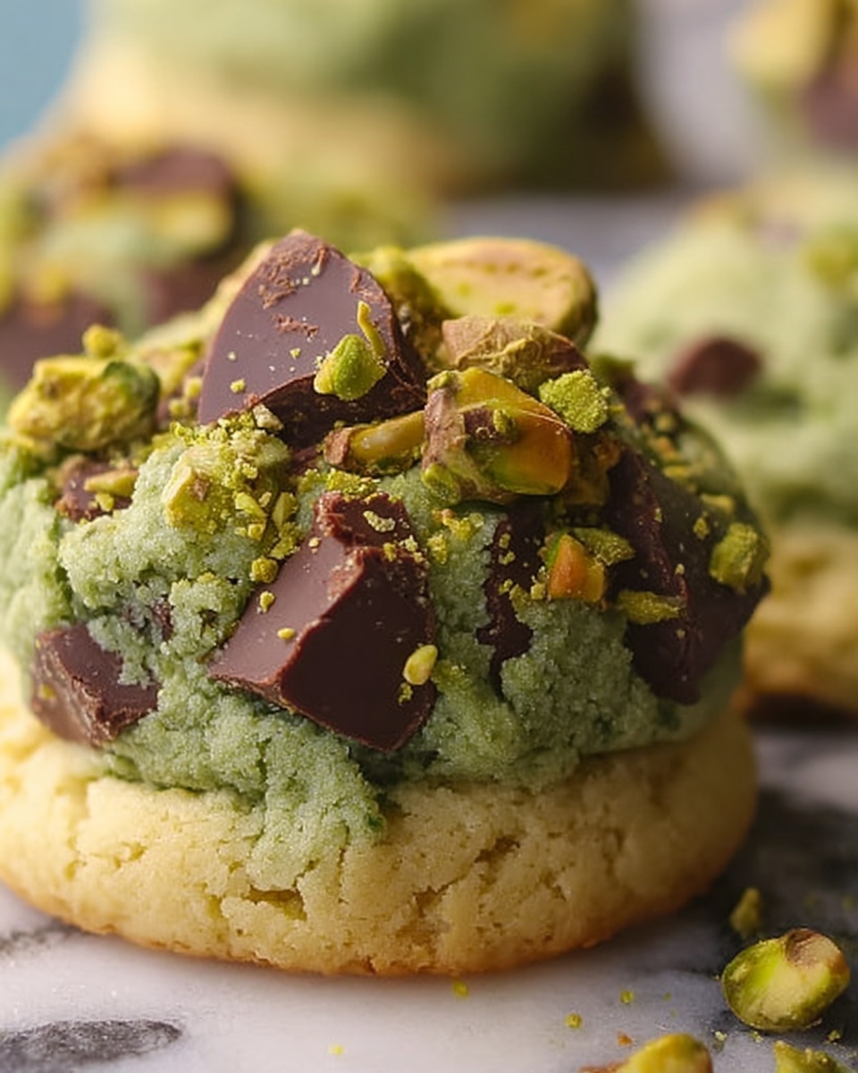 NYC Style Pistachio Protein Cookies Recipe - Recipe Image