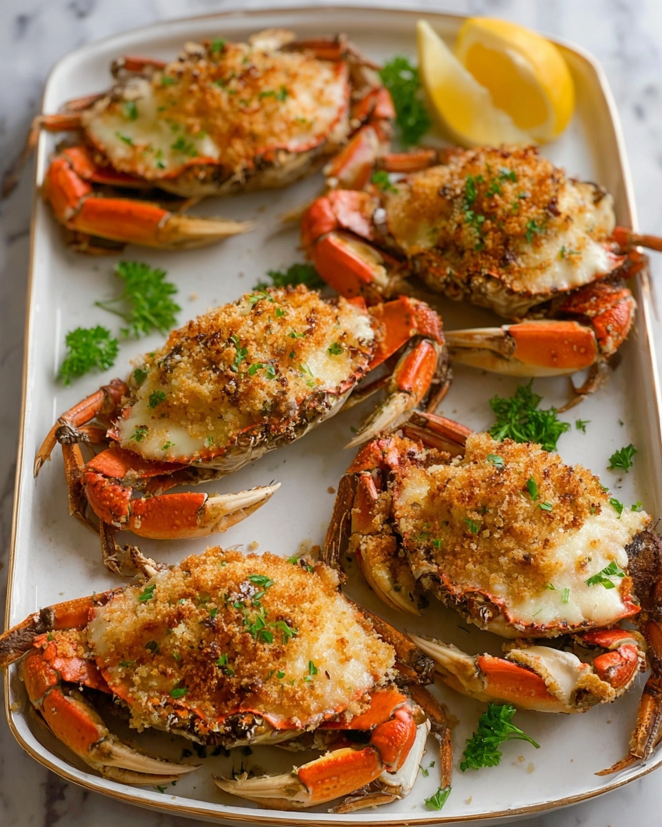 New Orleans Seafood Stuffed Crab Recipe - Recipe Image