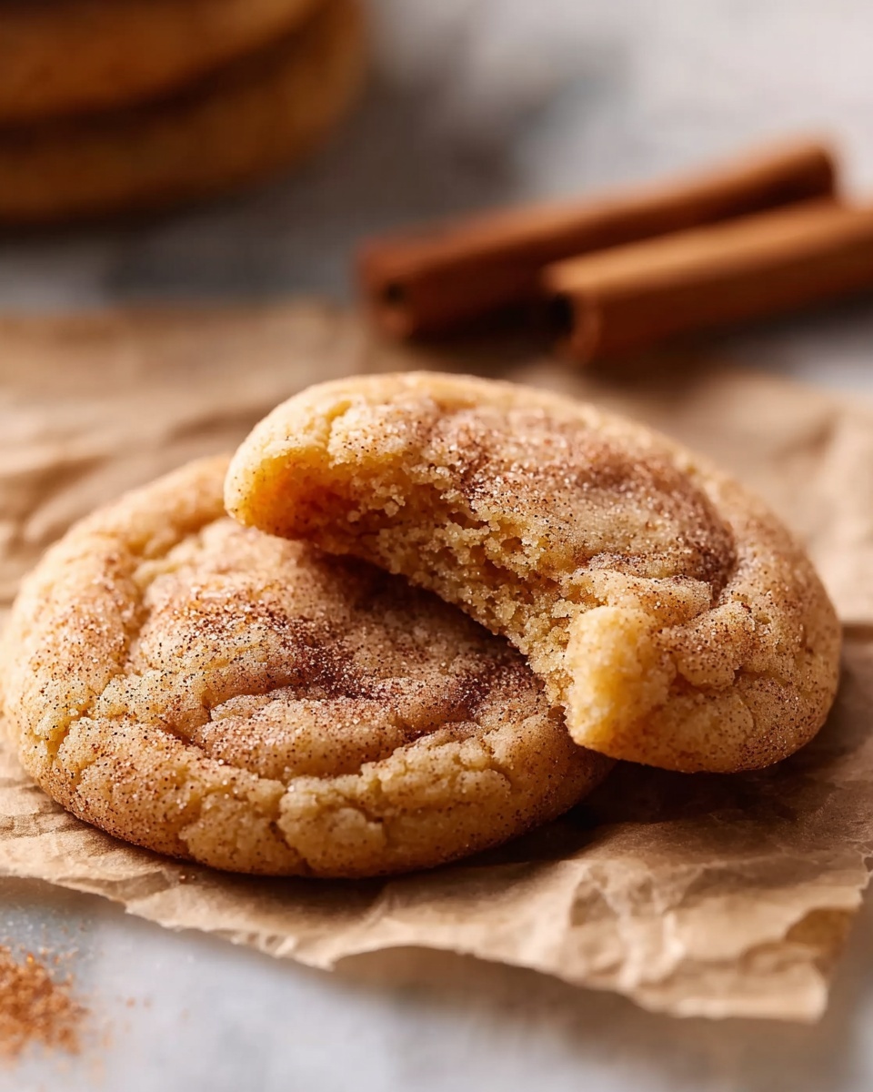 Chewy Pumpkin Snickerdoodle Cookies Recipe - Recipe Image