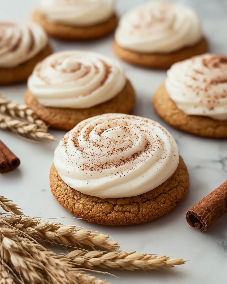 Pumpkin Cookies with Cream Cheese Frosting Recipe - Recipe Image