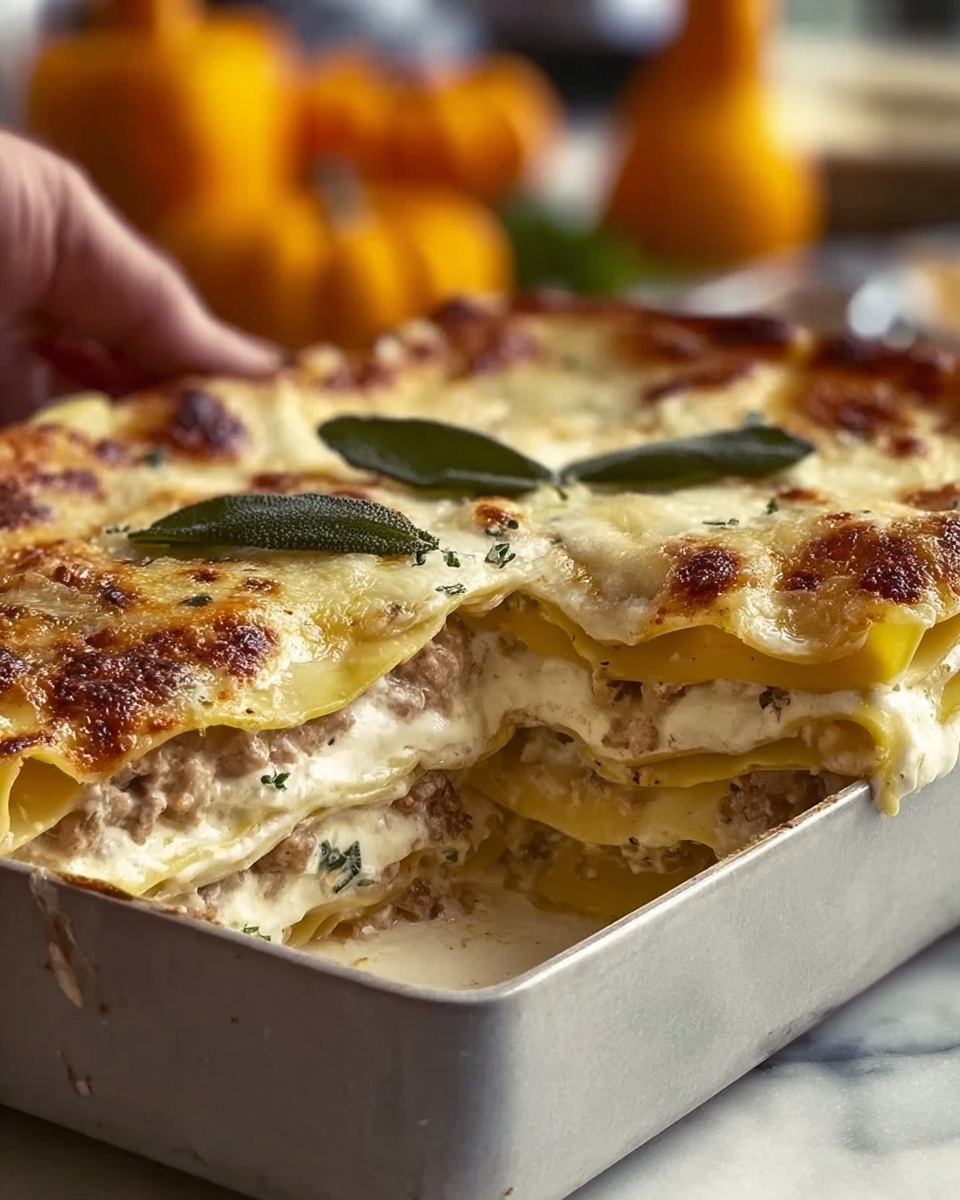 Butternut Squash and Sage Lasagna Recipe - Recipe Image