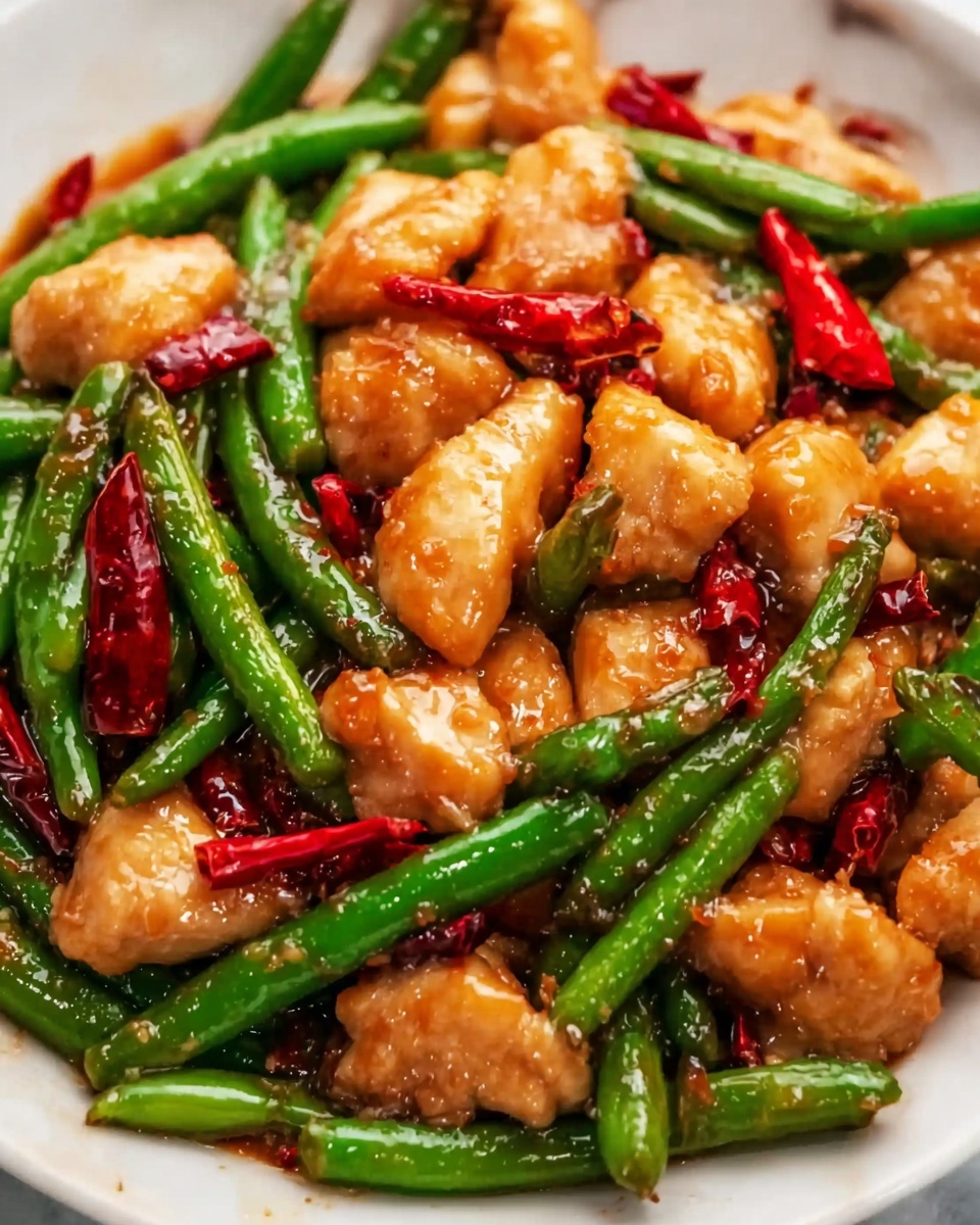 Chicken Green Bean Stir Fry with Sweet Chili Sauce Recipe - Recipe Image