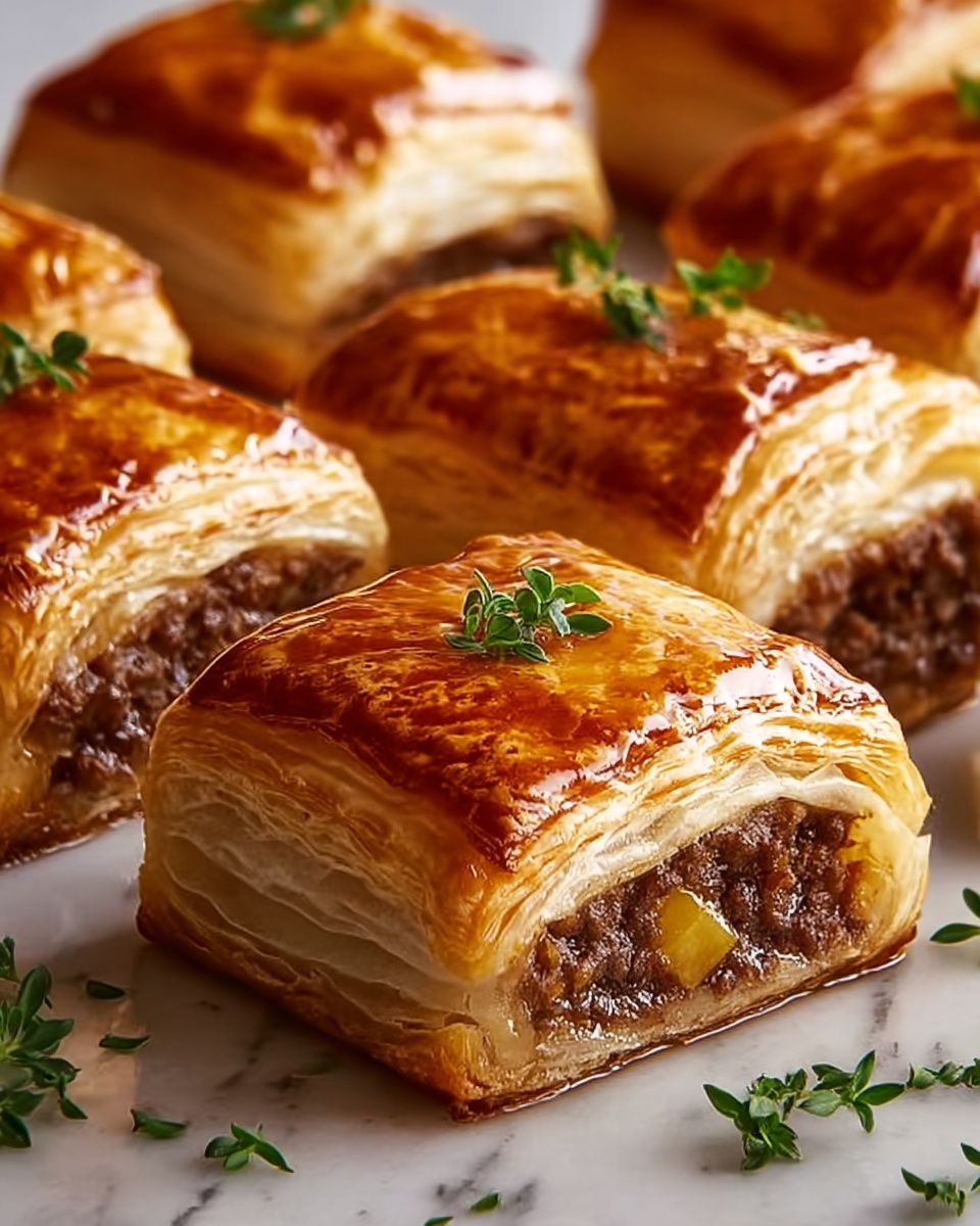 Individual Ground Beef Wellingtons Recipe - Recipe Image