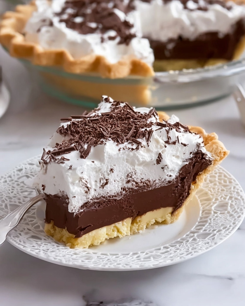 Black Bottom Pie Recipe - Recipe Image