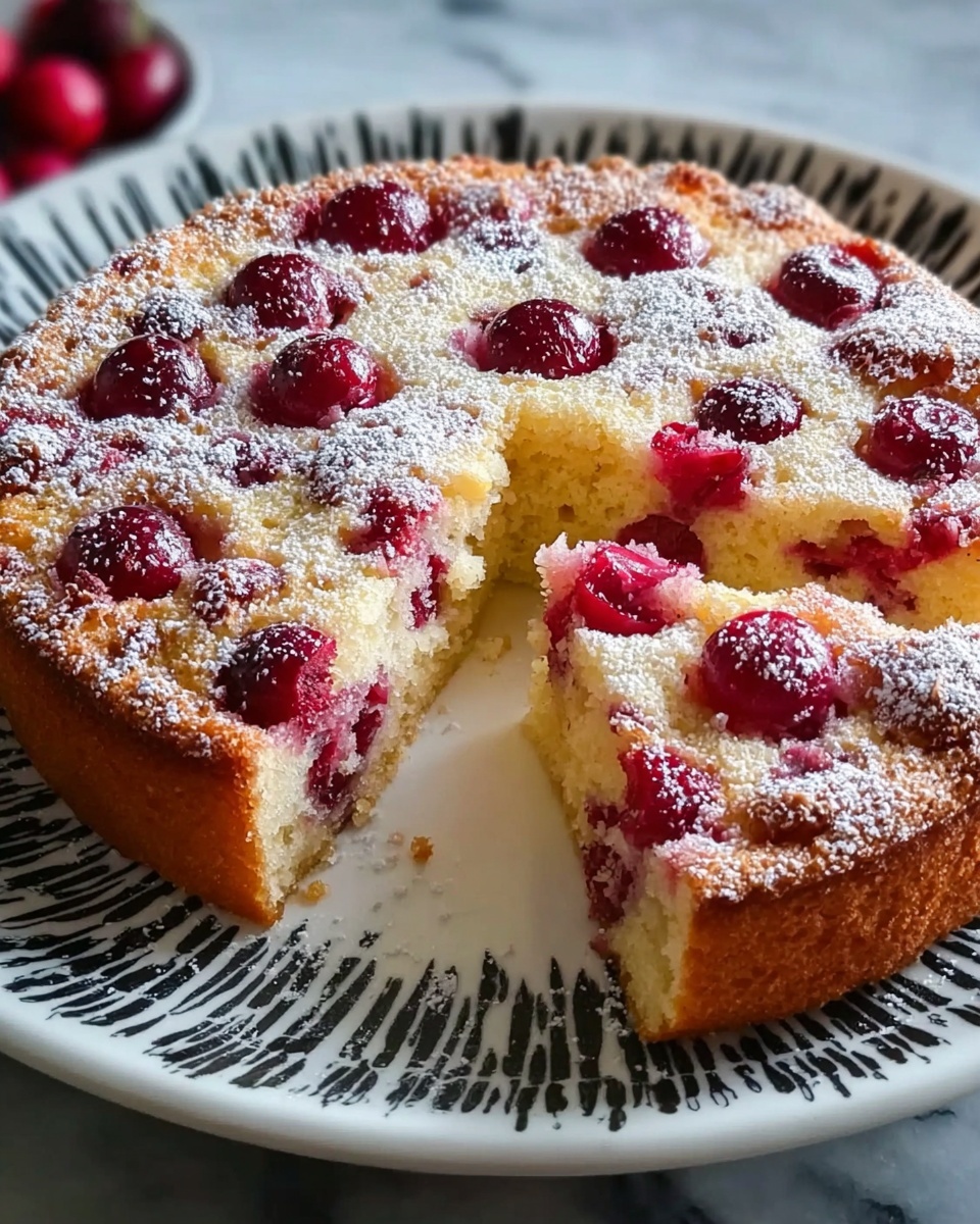 Cranberry Orange Breakfast Cake Recipe - Recipe Image