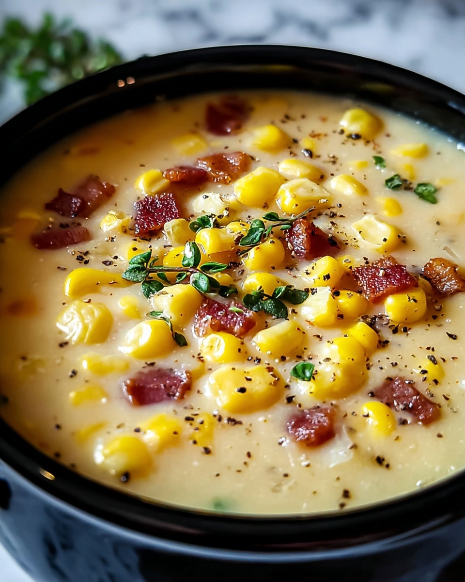 Slow Cooker Amish Corn Chowder Recipe - Recipe Image