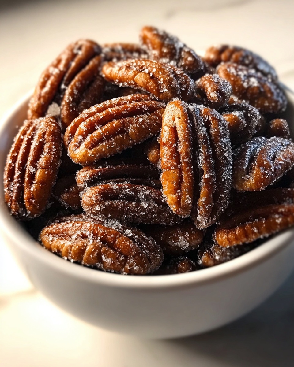 Stovetop Maple Candied Pecans Recipe - Recipe Image