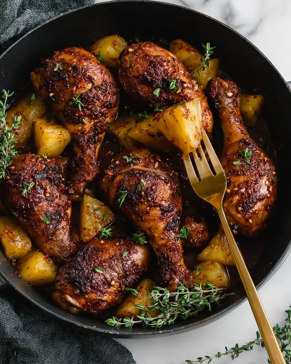 Baked Jamaican Pineapple Jerk Chicken Recipe - Recipe Image