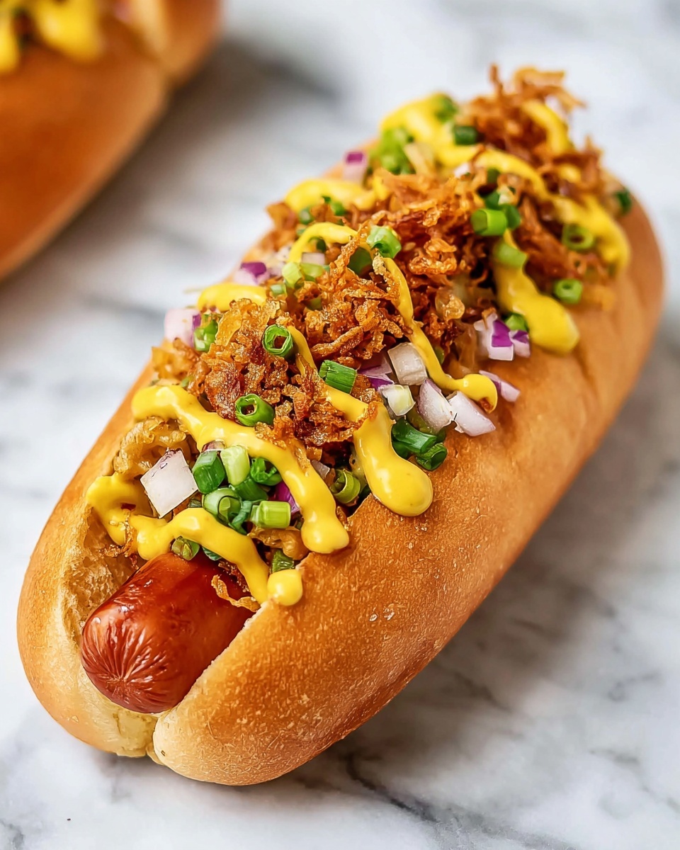 Loaded Scandi Hot Dogs Recipe - Recipe Image