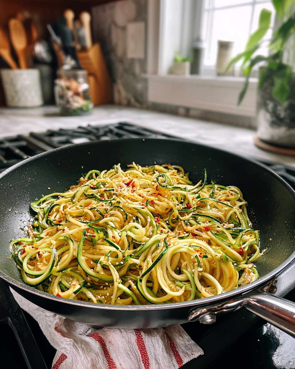 Zucchini Noodle Stir Fry Recipe - Recipe Image