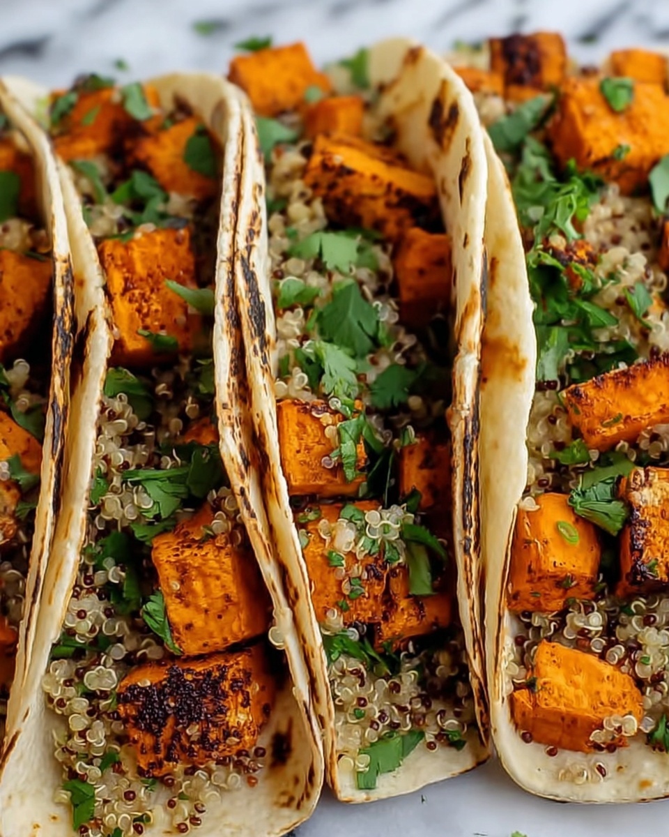 Chipotle Sweet Potato Quinoa Tacos Recipe - Recipe Image