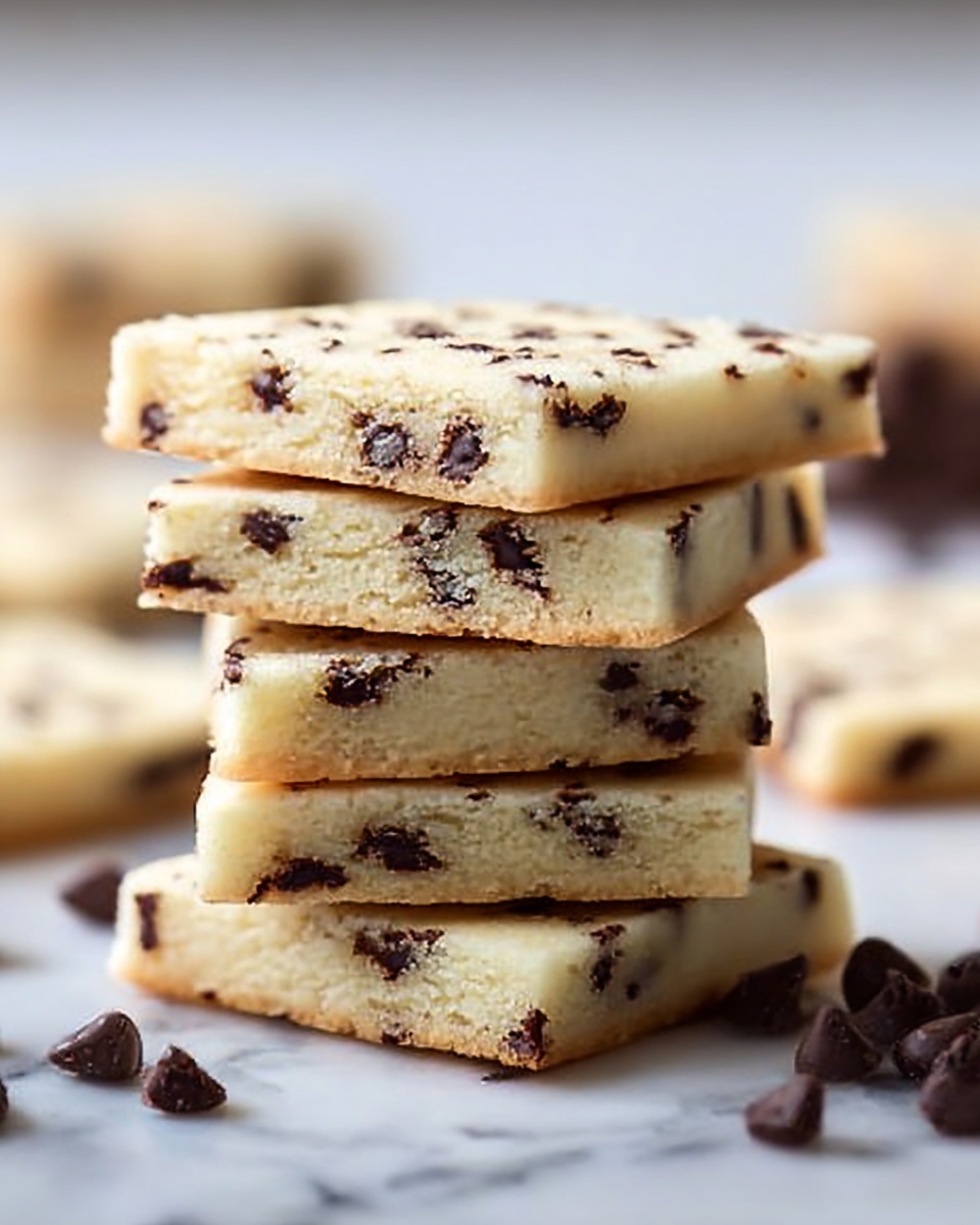 Dippable Chocolate Chip Shortbread Treats Recipe - Recipe Image