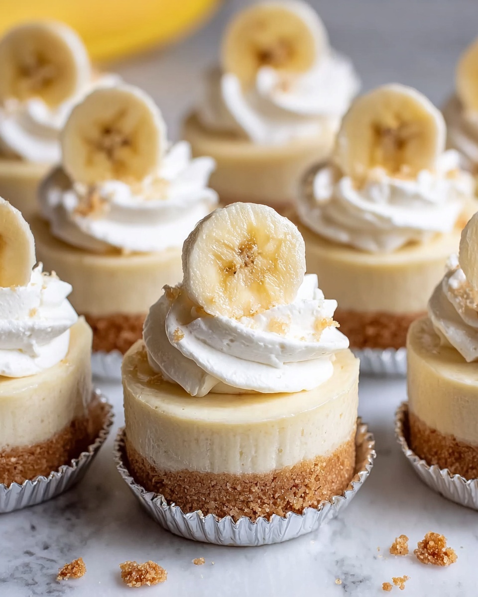 Mini Banana Pudding Cheesecakes Recipe - Recipe Image