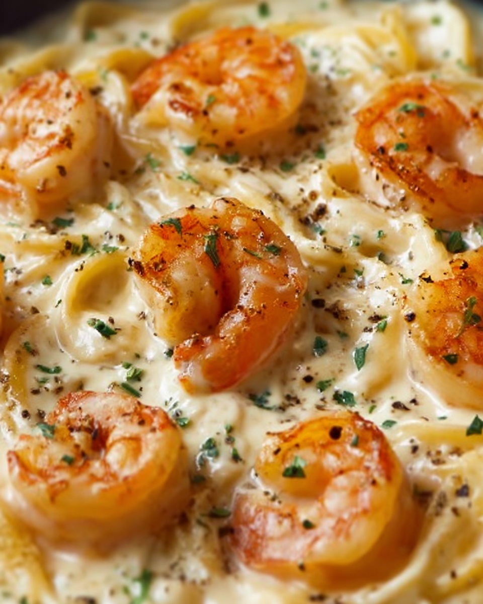 Shrimp Fettuccine Alfredo Recipe - Recipe Image