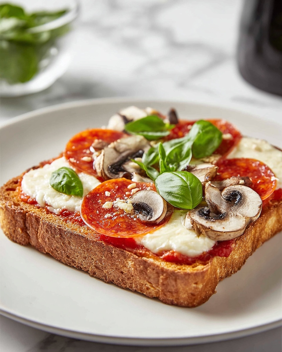 Pizza Toast Recipe - Recipe Image