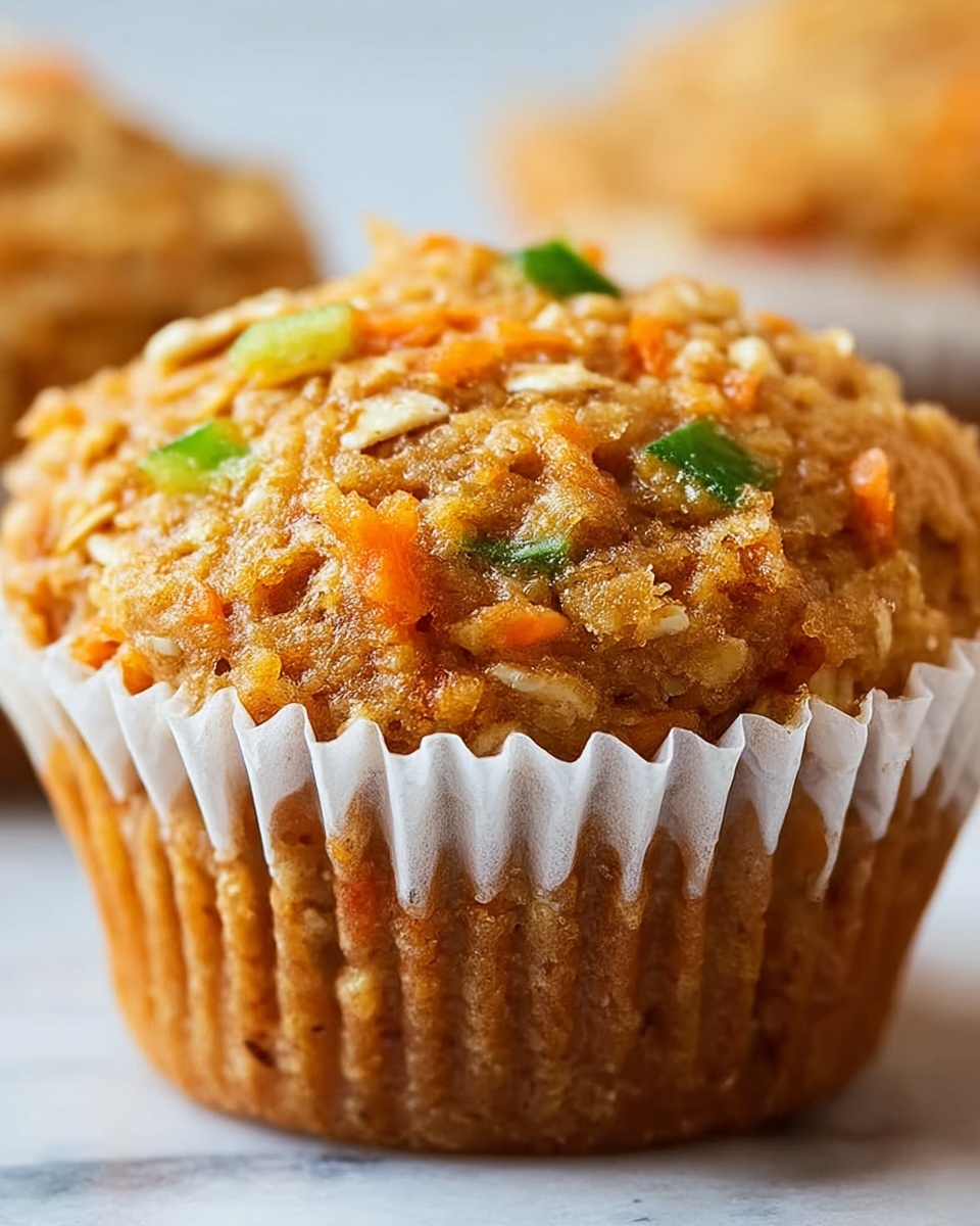 Zucchini Carrot Oatmeal Muffins Recipe - Recipe Image
