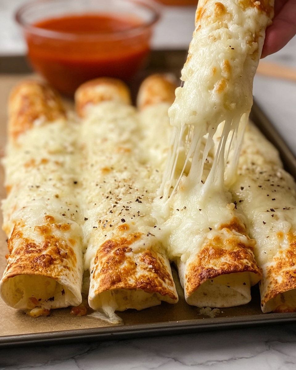 Homemade Cheesy Breadsticks Recipe - Recipe Image