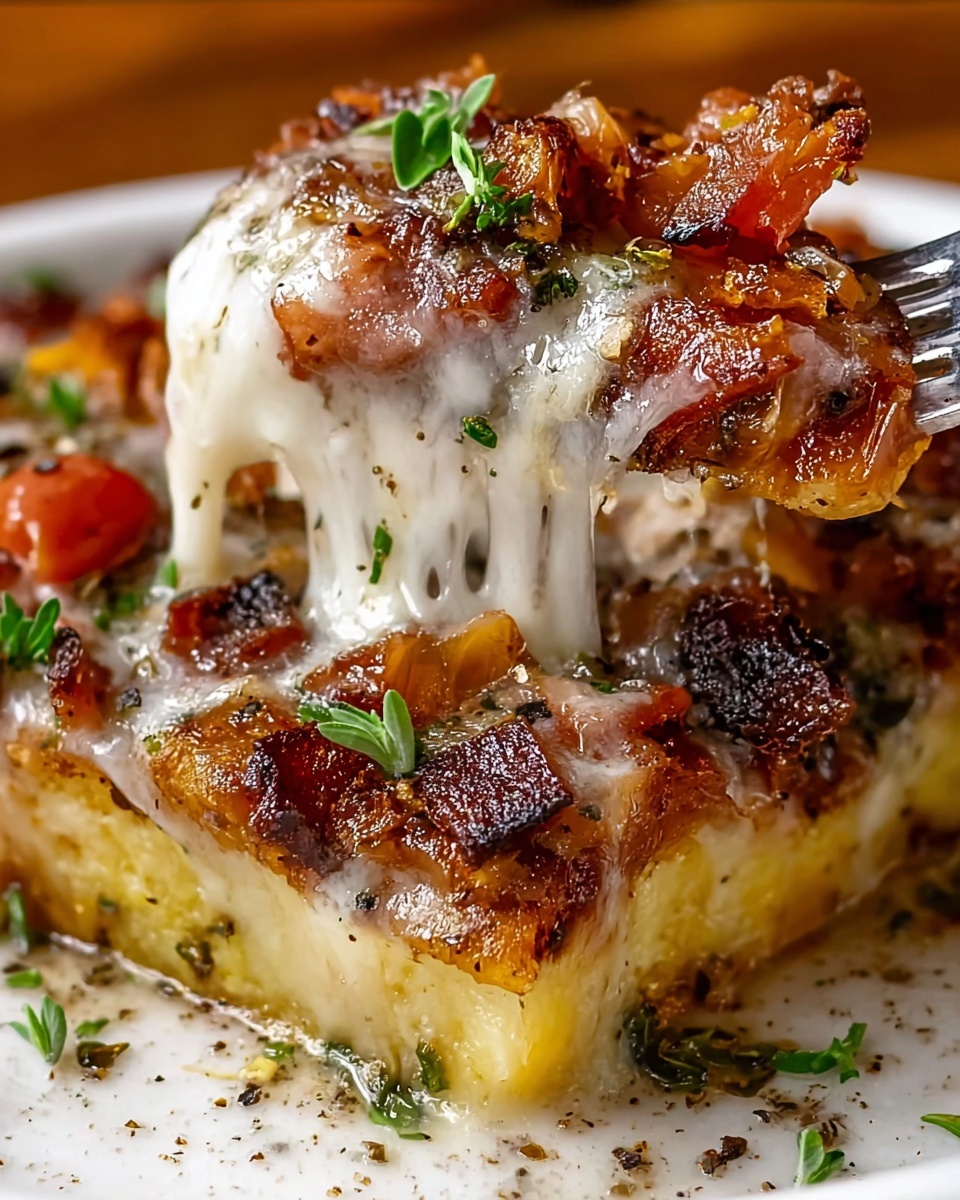 Loaded Jerk Chicken Baked Potato with Jerk Alfredo Sauce Recipe - Recipe Image