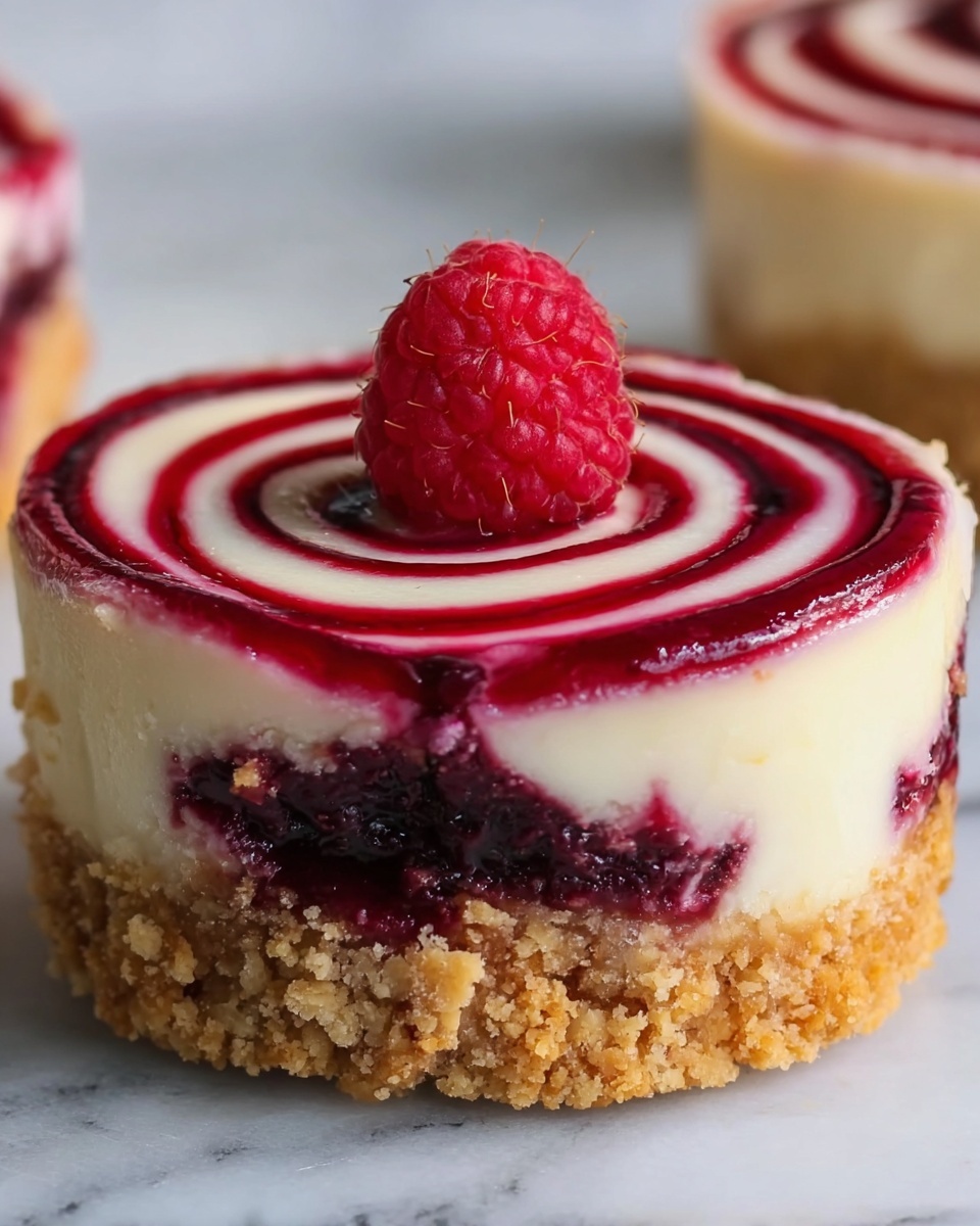 Berry Swirl Cheesecake Bites Recipe - Recipe Image
