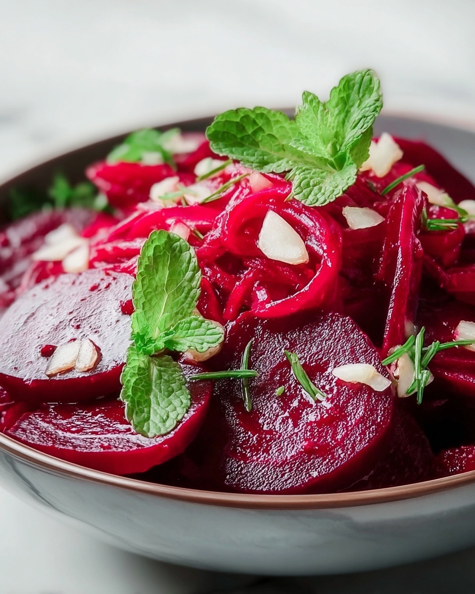 Beetroot Salad with Goat Cheese, Walnuts, and Balsamic Dressing Recipe - Recipe Image